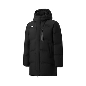 
Li Ning mid-length down jacket for men and women 2025 winter warm hooded badminton series AYMV133