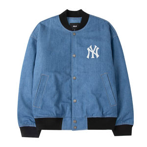 MLB jackets for men and women, same style, American college style, trendy denim baseball uniform, sports casual jacket 3ADKR0134