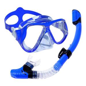 
Adult myopia silicone diving glasses equipment snorkeling two-treasure set anti-choking and water-resistant full-dry snorkel swimming mask
