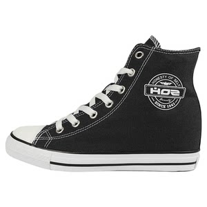 Hoz back street spring and summer new high -top canvas shoes increase women's shoes casual shoes Student wave shoes zgag42p36