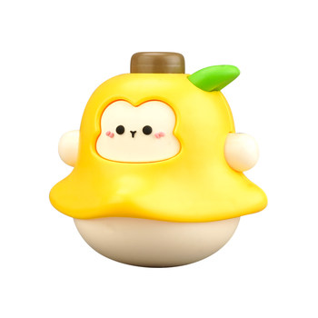 Children's creative cute fruit battle top press and spin parent-child interactive toy for boys and girls to carry with you