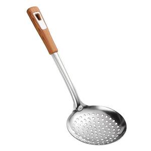 
Stainless steel large colander, household frying spoon, dumpling noodle spoon, kitchen supplies colander, extra large and thick