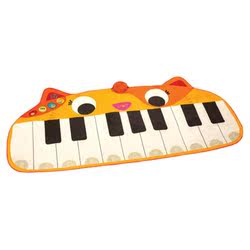 Bile B.toys Cat Piano Blanket Children's Music Dance Blanket Baby Sound And Light Piano Toy Parent-child Interactive Foldable