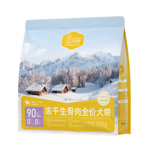 Dad Wang's staple food frozen -dried bone dog food without Valley than Bear Teddy Corgi medium large small small dog into dog puppies
