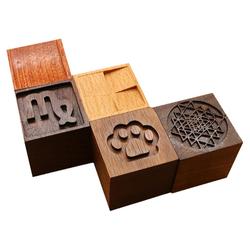 Square Essential Oil Diffuser Wood Diffuser Stone Perfume Aromatherapy Indoor Wardrobe Car Air Outlet Aromatherapy Wood