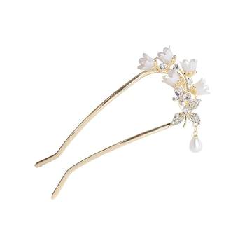 Jianyu Baojin Alloy Light Luxury Diamond Hair Township Genuine
