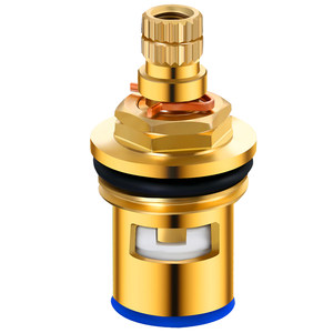 
Faucet valve core quick-opening ceramic valve core switch universal kitchen angle valve single hot and cold valve inner core accessories