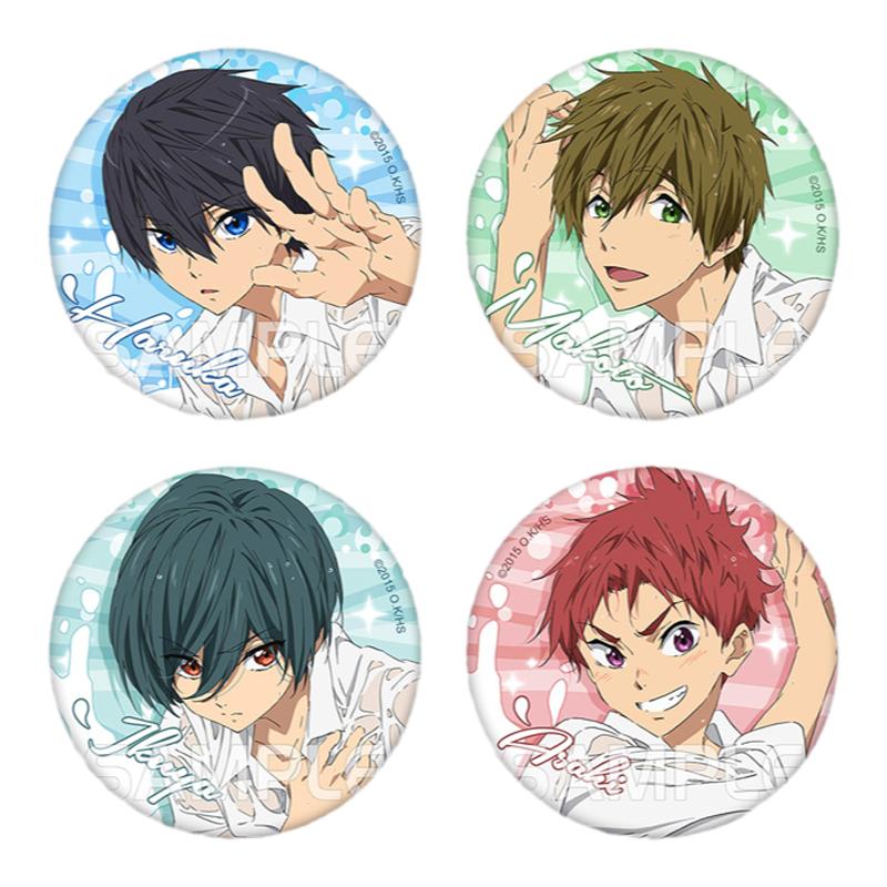 Free 缶バッジ　七瀬遙　橘真琴 Free! 激推し缶バッジ 神推し シークレット ガチャガチャ 七瀬遙