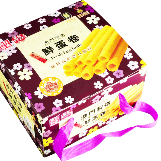 マカオ名物 ジューキーベーカリー お土産 鉄箱 生卵巻き ギフト