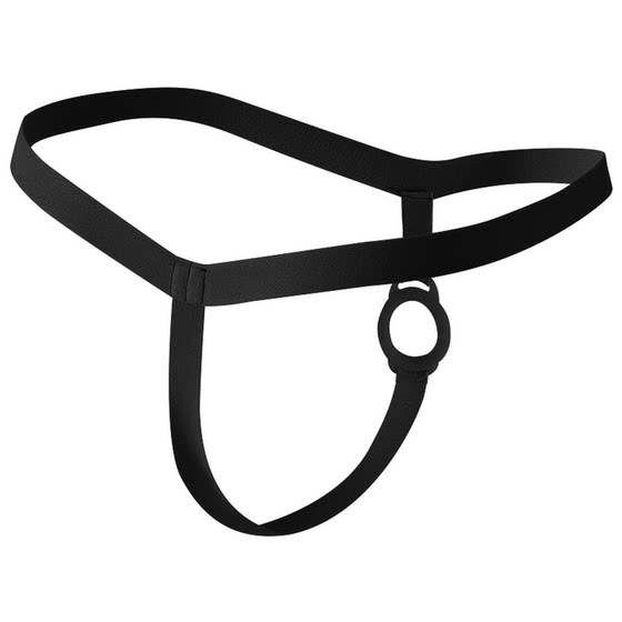 
Men's lift ring underwear elastic thin strap low waist ring silicone ring micro elastic body shaping personalized single thong