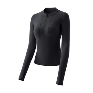 Scale-split sun protection swimsuit women's summer solid color drifting beach surfing snorkeling swimsuit quick-drying long-sleeved swimsuit set