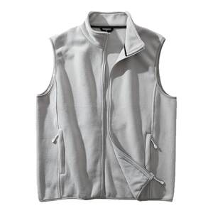 
High-density polar fleece! Windproof and warm! Autumn and winter men’s foreign trade solid color stand-up collar casual vest vest