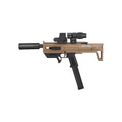 Hendy Red Tiger submachine gun boy cs toy gun nylon children's simulation advanced black technology launcher model