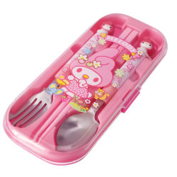 Cutlery set stainless steel cute student travel kids