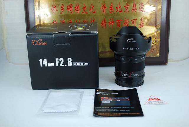 99 New Cheka FE 14mm F2.8 manual mirrorless lens ultra wide angle fixed focus constant a large aperture