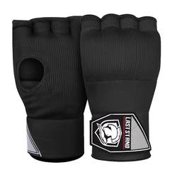 Gel boxing gloves half finger wrap bandage