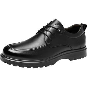 
HLA/Heilan House Men's Shoes New Spring Genuine Leather Popular Business Casual Leather Shoes Men's Wear-Resistant Derby Shoes