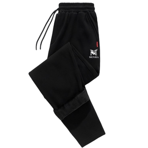 
300*0.5kg Fat man plus fat plus size sweatpants men's plus fleece sweatpants 400*0.5kg extra large loose straight pants 12XL