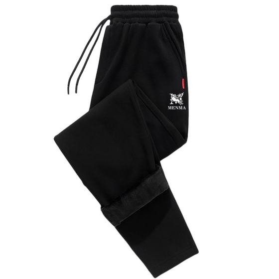 
300*0.5kg Fat man plus fat plus size sweatpants men's plus fleece sweatpants 400*0.5kg extra large loose straight pants 12XL