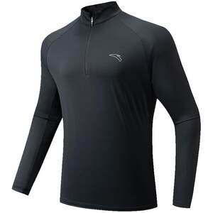 
ANTA Quick-drying Master丨Running long-sleeved T-shirt men's new quick-drying breathable stand-up collar fitness sportswear top