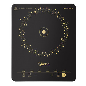 Midea Induction Cooker Household Frying Pot Hot Pot Integrated Full Set Small Battery Stove Official Genuine 2025 New Model