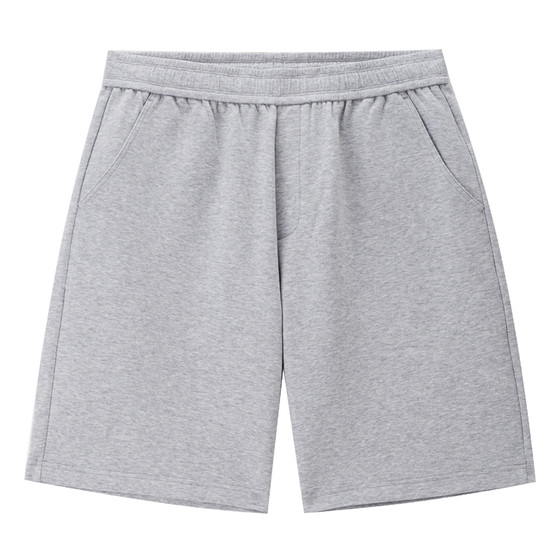 Giordano G+ 2026 Summer Air Layer 7A Antibacterial Sweatpants Embroidered Elastic Waist Sports Shorts Men 01106099