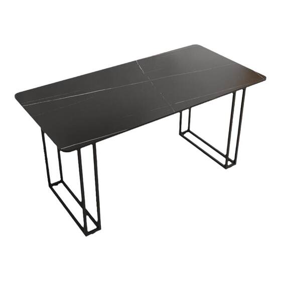 
Italian slate desk computer desk workbench simple modern beauty consultation reception internet celebrity live broadcast table