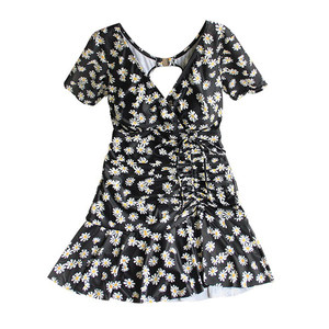 
Couple style swimsuit for women 2025 new conservative one-piece belly-covering slimming plus size beach suit hot spring swimsuit