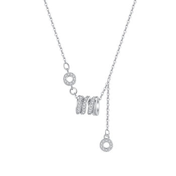 
Vana small waist tassel necklace women's sterling silver girlfriend