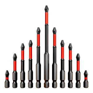 Cross -header impact strong magnetic tungsten steel high -hardness electric screwdriver tool batch headlight drill drill anti -sliding cover