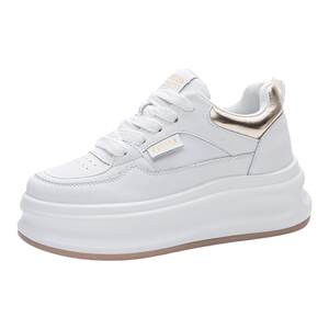 
ZFCQ thick-soled inner heightening small white shoes for women 2026 spring new style platform soft sole casual shoes that are easy to wear and do not tire your feet