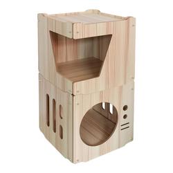 Wooden Cat Nests - Factory Direct Sales Creative Building Wooden Cat Nests And Cages For Customizable Cat Houses And Pet Nests