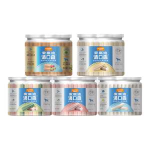 McFudi dog molar rods into puppies Qingkou Xiangxiang small dog puppy training reward pets biting glue dog snacks
