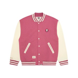 
Aape flagship store men's autumn and winter ape badge trend casual thin velvet sweatshirt baseball jacket C360XAP