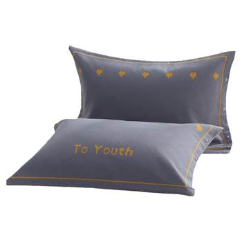 
Snap gauze pure cotton pillowcase one-piece larger thickened pillowcase household four-season pillow core cover single adult cover