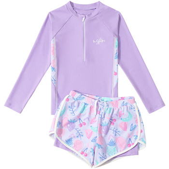 
Children's swimwear, girls, medium and large children's professional training swimwear