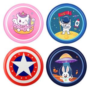 
Children's safety soft frisbee parent-child interactive game hand throw boomerang boy girl outdoor sports UFO toys