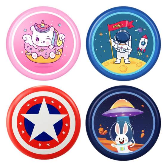 
Children's safety soft frisbee parent-child interactive game hand throw boomerang boy girl outdoor sports UFO toys