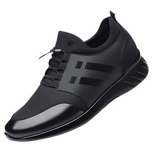 
Men's shoes Spring and Autumn New Breathable and Anti-odorable Men's Mesh Sports 2025 Men's Casual Leather Shoes Inner Heightening Shoes Men