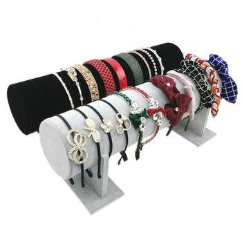 Flannel headband shelf for home display for children