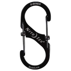 
NiteIze with lock 8-shaped buckle stainless steel hanging buckle C type safety anti-theft backpack mountaineering quick hanging key buckle