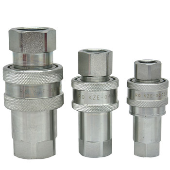 KZE hydraulic quick connector self-sealing injection molding machine quick connection