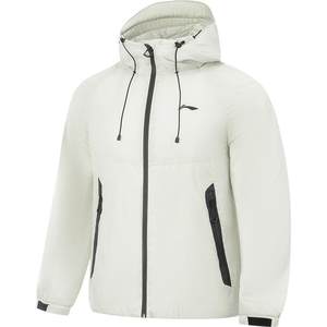 
Li Ning Cotton Clothes Men's Autumn and Winter 2025 New Hooded Loose Top Men's Thickened Warm Cotton Sportswear