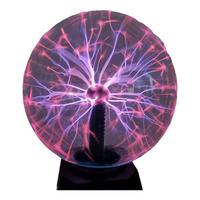 6-Inch Ion Ball Glowing Ball Simulated Tesla Coil Red Blue 15cm Glass Diameter Lightning Ball