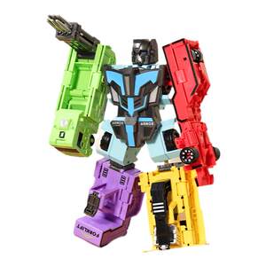
Toy car deformation digital full set engineering excavator tank children 3 years old 5 boy educational integration small car