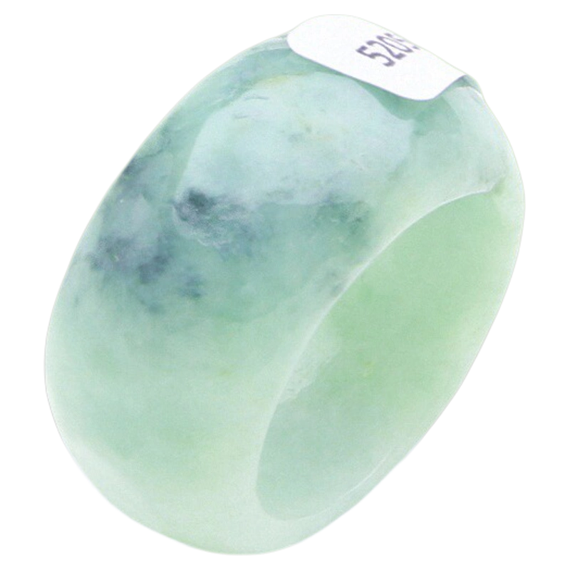 【#FC0007】翡翠 扳指 ヴィンテージ 玉器 コレクション 厚8mm 珍稀缘天然缅甸玉老坑A货翡翠玉戒指环男士玉扳指