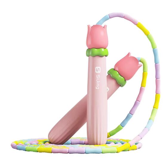 
Bamboo skipping rope for children's primary school special kindergarten beginner first grade senior class sports fitness rope without knots