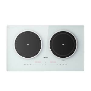 Midea double stove induction cooker induction cooker 3500w high power household double head stove electric ceramic stove without picking pot multifunctional
