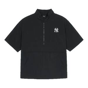 
MLB official male and female couples water-repellent half-zip cool sun protection pullover short-sleeved summer new style WJB05