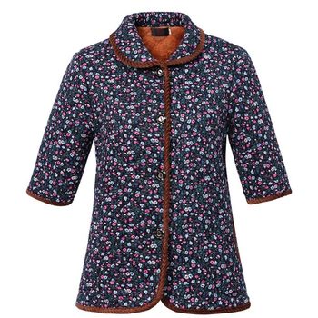 Mother's Shoulder Pads Cotton Vest Women's Velvet Short Sleeve Vest